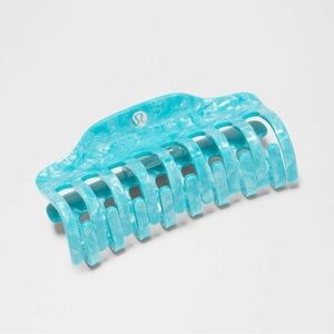 Lululemon Jumbo Claw Clip in Island Breeze / Nimbus Stocking Stuffer Gym Yoga